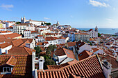 View over Church and Monastery of Sao Vicente de Fora, Lisbon, Portugal