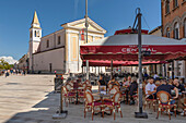 Main square of Porec, Istria, Croatia