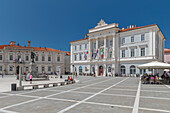 Tartini Square, Piran, Promorska, Istria, Slovenia