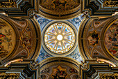 Ceiling of the Basilica of Saint Dominic and Porto Salvo, Valletta, Malta