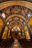 Interior of St. John's Co-Cathedral, UNESCO, Valletta, Malta