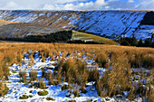 Brecon Beacons in winter, Powys, South Wales, United Kingdom