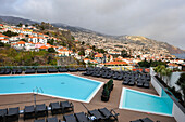 Schwimmbad des Hotels Four Views Baia, Funchal, Insel Madeira, Atlantischer Ozean, Portugal