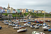 Tenbys Hafen, Carmarthen Bay, Tenby, Pembrokeshire, Südwest-Wales, Vereinigtes Königreich