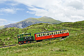 Snowdon Mountain Railway, Llanberis, Gwynedd, Wales, Vereinigtes Königreich