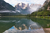 Durrensee (Lago di Landro), Toblach (Toblach), Südtirol (Alto Adige), Italien