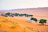 The Thousand Nights Camp in the Sharqiya Sands, formerly Wahiba Sands, desert region, Sultanate of Oman, Arabian Peninsula