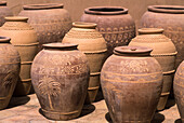 Earthenware jars, Jabrin castle, Sultanate of Oman, Arabian Peninsula