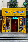 Sex shop, Rue Saint-Denis, Paris, France