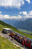 Brienz Rothorn Bahn auf dem Brienzer Rothorn, Brienz, Berner Oberland, Schweiz