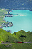 Brienzer Rothornbahn und Brienzersee, Brienz, Berner Oberland, Schweiz