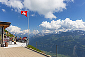 Restaurant at Brienz Rothorn mountain, Bernese Oberland, Switzerland