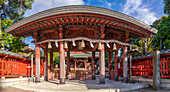 View of the Ozaki Shrine on a sunny day, Kanazawa City, Ishikawa Prefecture, Honshu, Japan