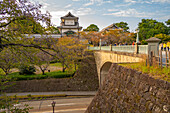 View of Nezumita-mon Gate, entrance to Kanazawa Castle and Park, Kanazawa City, Ishikawa Prefecture, Honshu, Japan