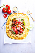Low carb hamburger roll