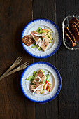 Juniper smoked trout with apple and celery salad