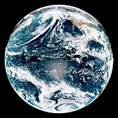 Los Angeles wildfires, January 2025, satellite image