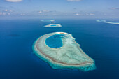 Aerial view of Raa Atoll in the Laccadive Sea,Maldives archipelagos