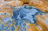 Aerial view of Uzon,Western Thermal Field. Kamchatka,Russia