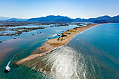Luftaufnahme von Iztuzu Beach und Dalyan,Türkei