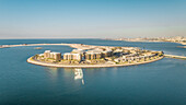 Aerial view of Daria Island in Dubai,U.A.E