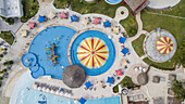 Aerial view of Wet'n Wild Water Park,Benito Juarez,Quintana Roo,Mexico
