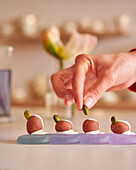 Calissons with pistachios