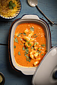 Garnelencurry mit Basmati-Reis und Koriander