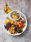 Various cooked pulses (basic recipe)