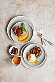 Chocolate tartlets with a liquid centre