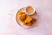 Chicken Nuggets aus der Heißluftfritteuse mit Cocktaildip