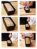 Prepare crispy barley bread