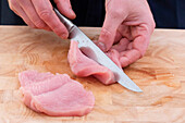 Butterfly cut of poultry