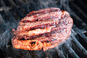 Double button move (grilling meat at a high temperature)