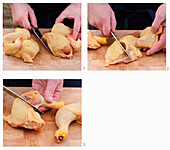 Cut up the chicken
