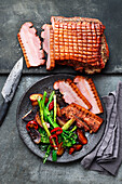 Lodge Pork from the grill