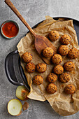 Vegan bean and mince balls