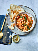 Chickpea vindaloo from Goa