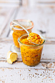 Mango chutney with ginger and mustard