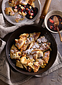 Austrian Kaiserschmarrn with fruit sauce
