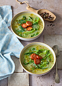 Caldo verde (Portuguese green soup)