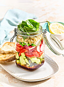 Crispy couscous salad with radishes 'To Go'