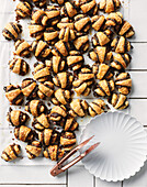 Ashkenazi apricot and poppy seed rugelach