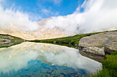 Pratorotondo See, Valle dell Orco, Gran Paradiso Nationalpark, Italienische Alpen, Provinz Turin, Piemont, Italien