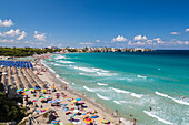 Strand Torre dell Orso, Melendugno, Bezirk Lecce, Apulien, Italien