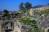 The ancient Greek city of Mycenae, UNESCO, an archaeological site near Mykines in Argolis, north-eastern Peloponnese, Greece