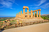 Tempel der Juno, Tal der Tempel, Agrigento, UNESCO, Sizilien, Italien