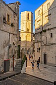 Achteckiger Glockenturm, Monte Sant'Angelo, UNESCO, Foggia, Apulien, Italien