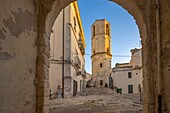 Achteckiger Glockenturm, Monte Sant'Angelo, UNESCO, Foggia, Apulien, Italien