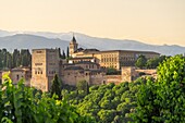 Mirador de San Nicolas, Islamic and Mudejar architecture, Alhambra, UNESCO, Granada, Andalusia, Spain